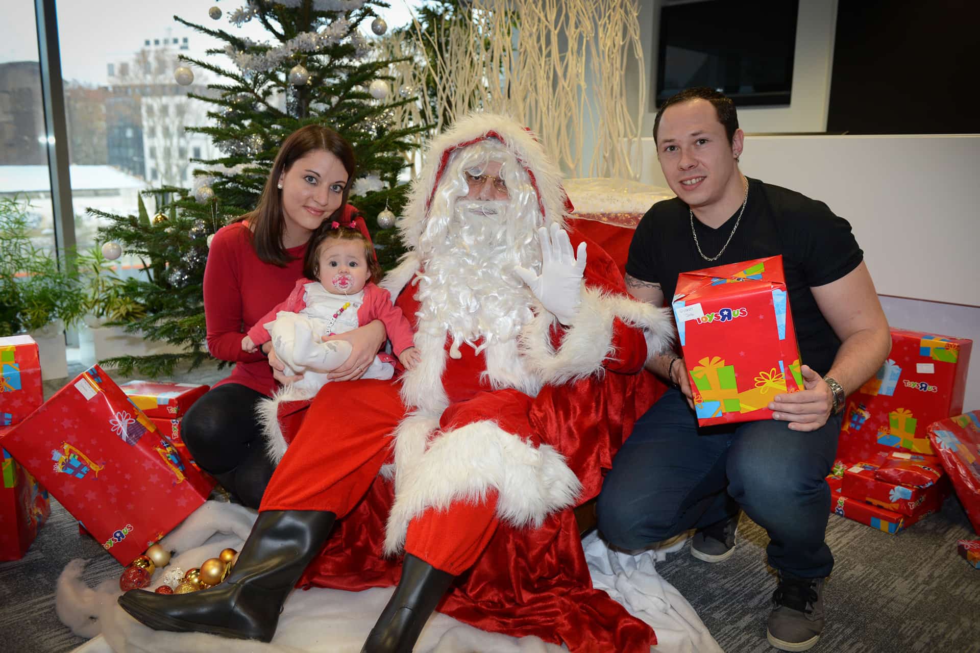 Studio photo du père noël