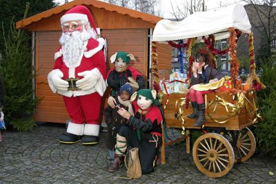 Le père Noël géant